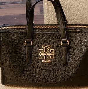 Tory burch pebbled satchel